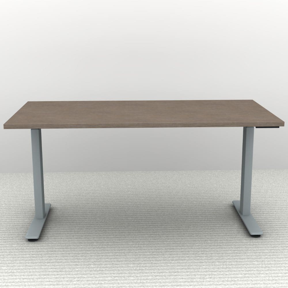 60" x 30" Height Adjustable Desk - Silver Base - Image 6