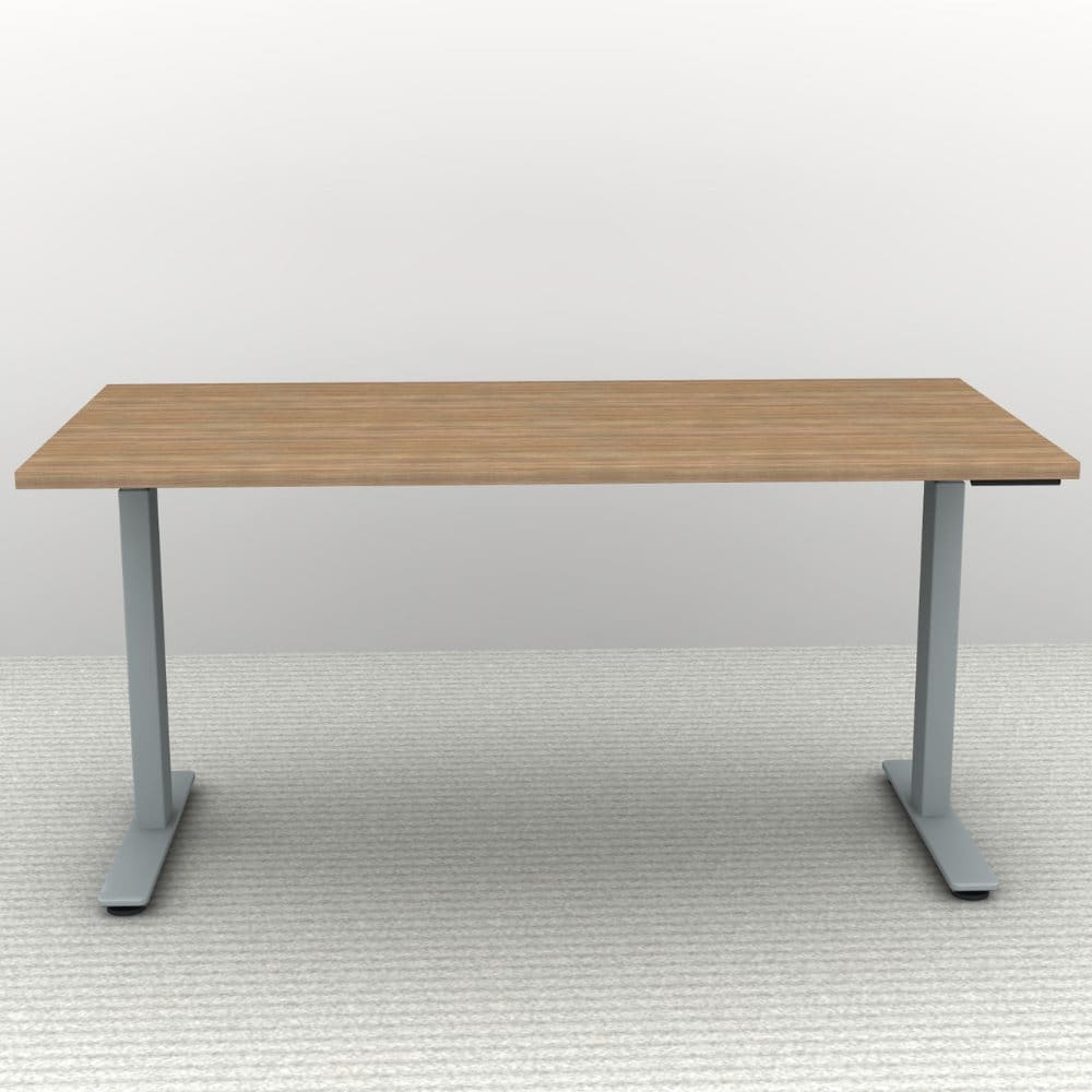 60" x 30" Height Adjustable Desk - Silver Base - Image 5