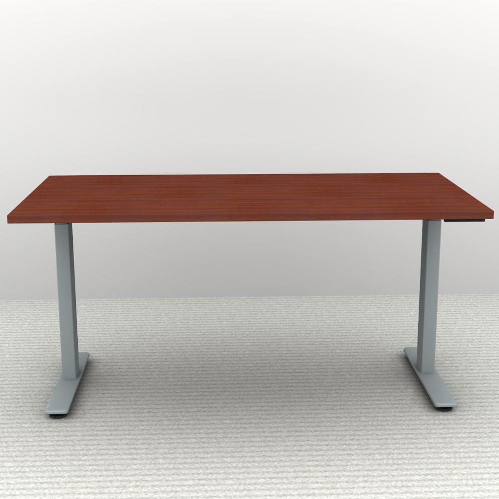 60" x 30" Height Adjustable Desk - Silver Base - Image 4
