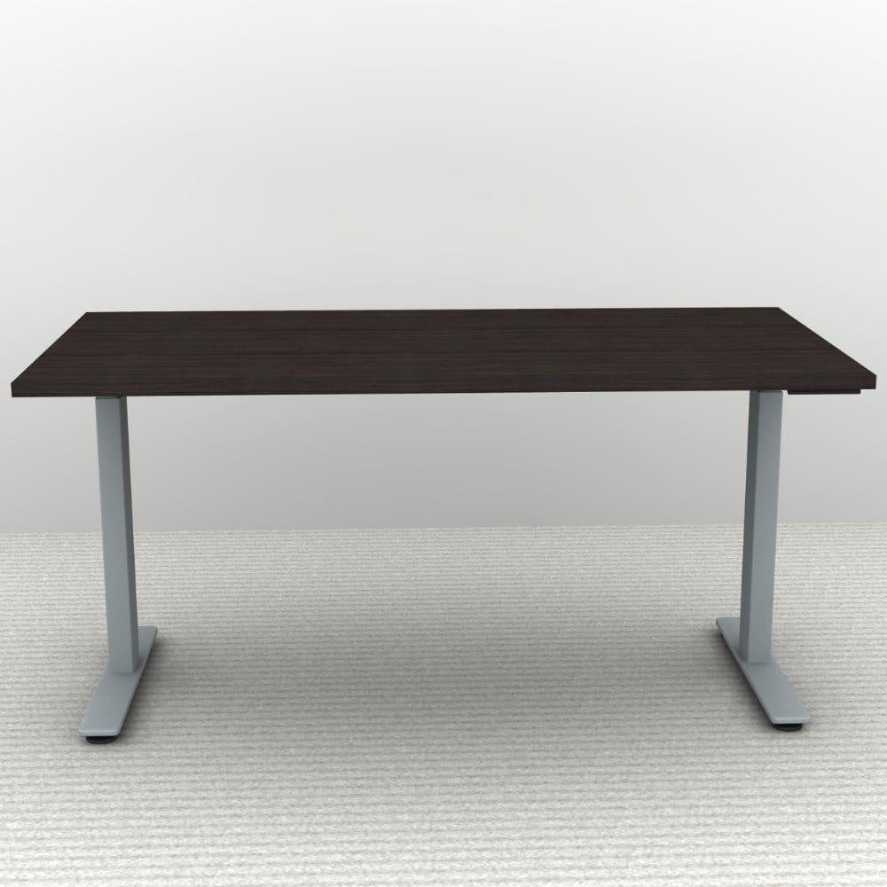 60" x 30" Height Adjustable Desk - Silver Base - Image 3