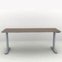 71" x 24" Height Adjustable Desk - Silver Base - Thumbnail Image 6