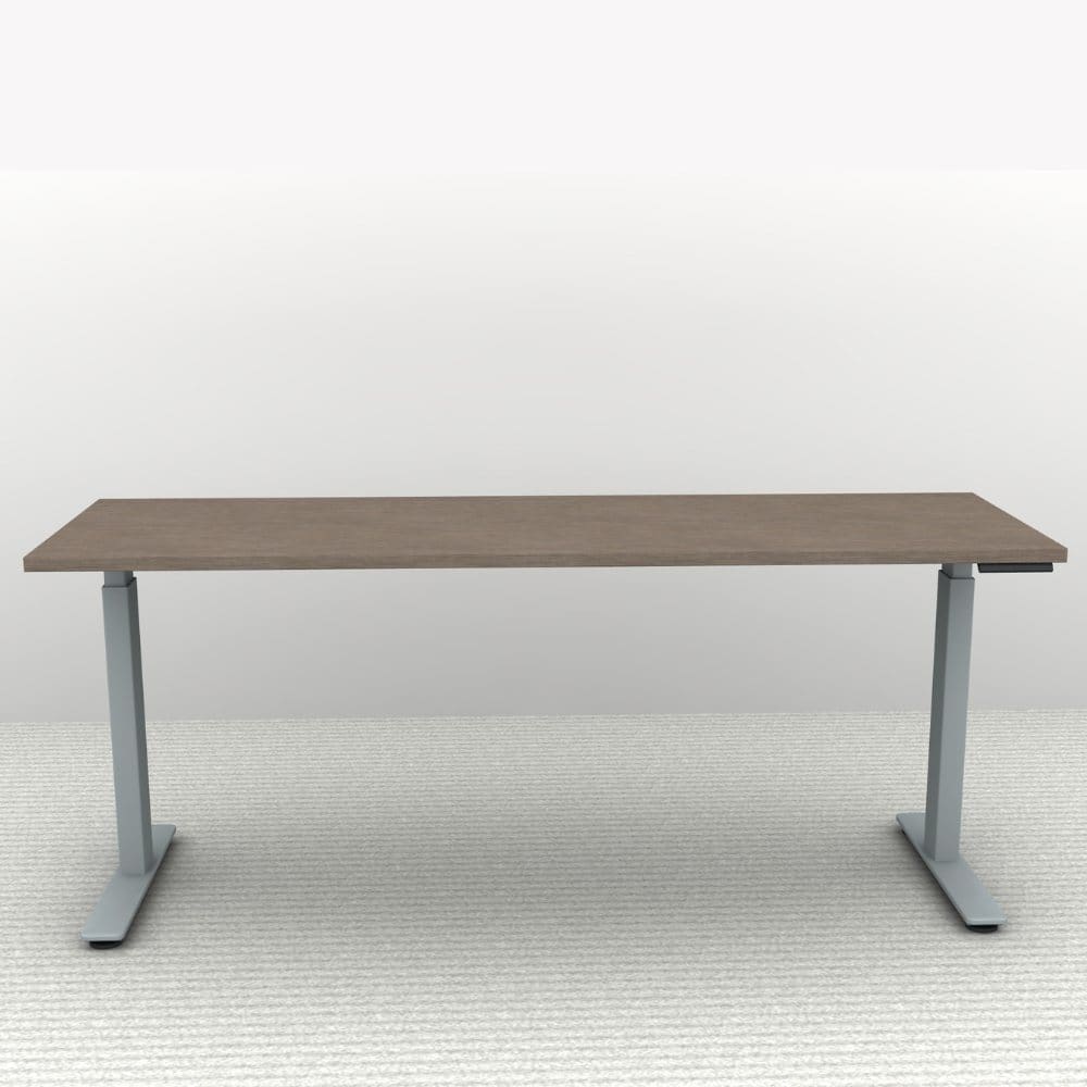 71" x 24" Height Adjustable Desk - Silver Base - Image 6