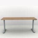 71" x 24" Height Adjustable Desk - Silver Base - Thumbnail Image 5