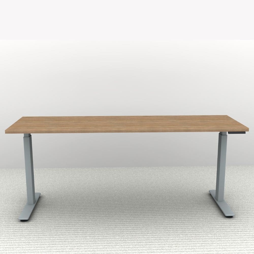 71" x 24" Height Adjustable Desk - Silver Base - Image 5