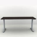 71" x 24" Height Adjustable Desk - Silver Base - Thumbnail Image 3