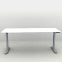 71" x 24" Height Adjustable Desk - Silver Base - Thumbnail Image 2