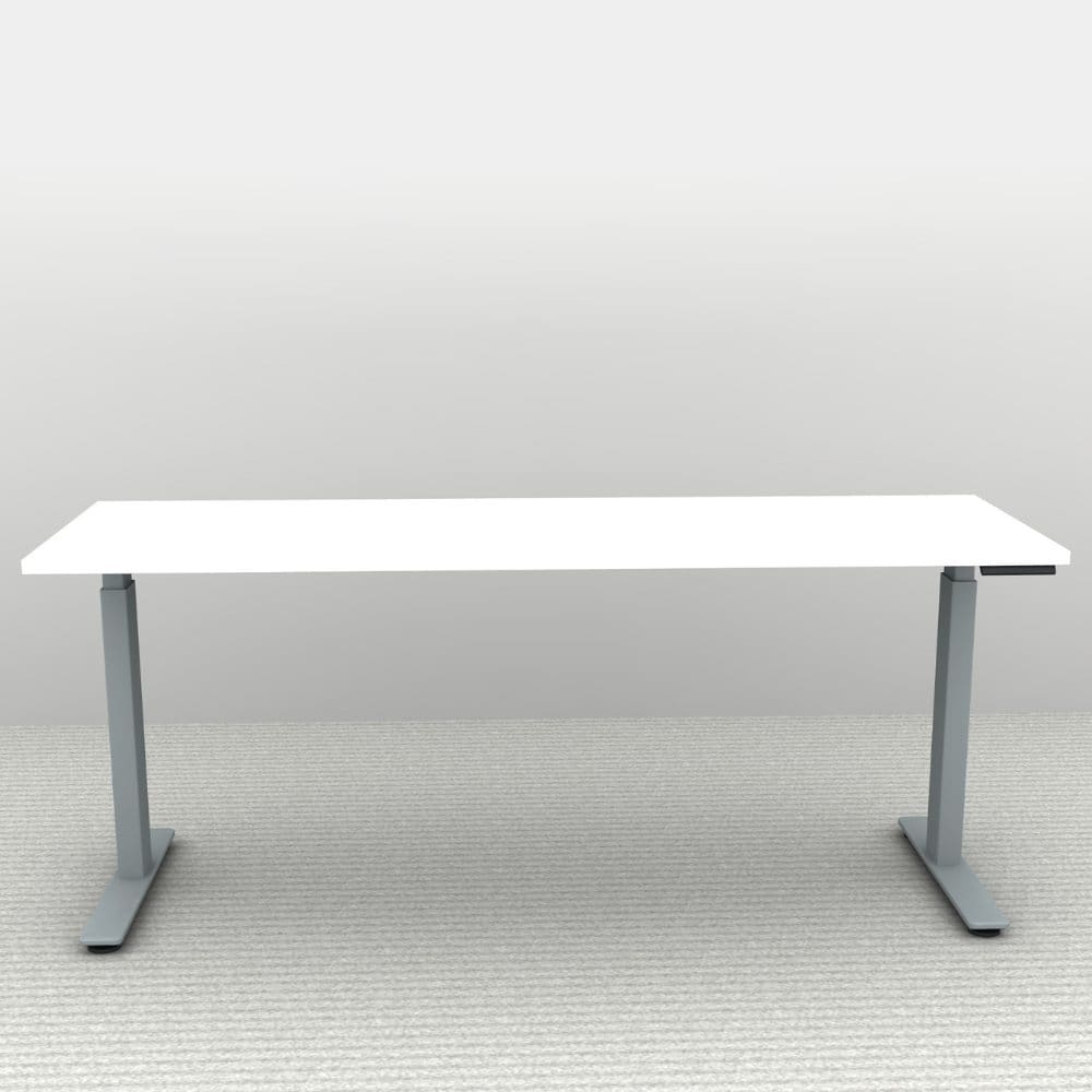 71" x 24" Height Adjustable Desk - Silver Base - Image 2