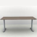 71" x 30" Height Adjustable Desk - Silver Base - Thumbnail Image 4