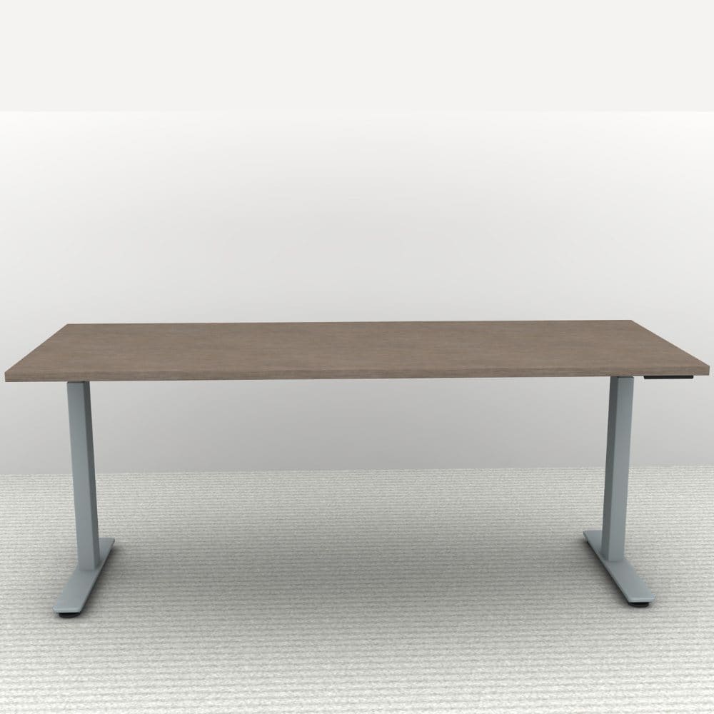 71" x 30" Height Adjustable Desk - Silver Base - Image 4