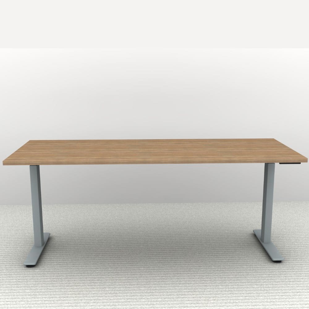 71" x 30" Height Adjustable Desk - Silver Base - Image 2