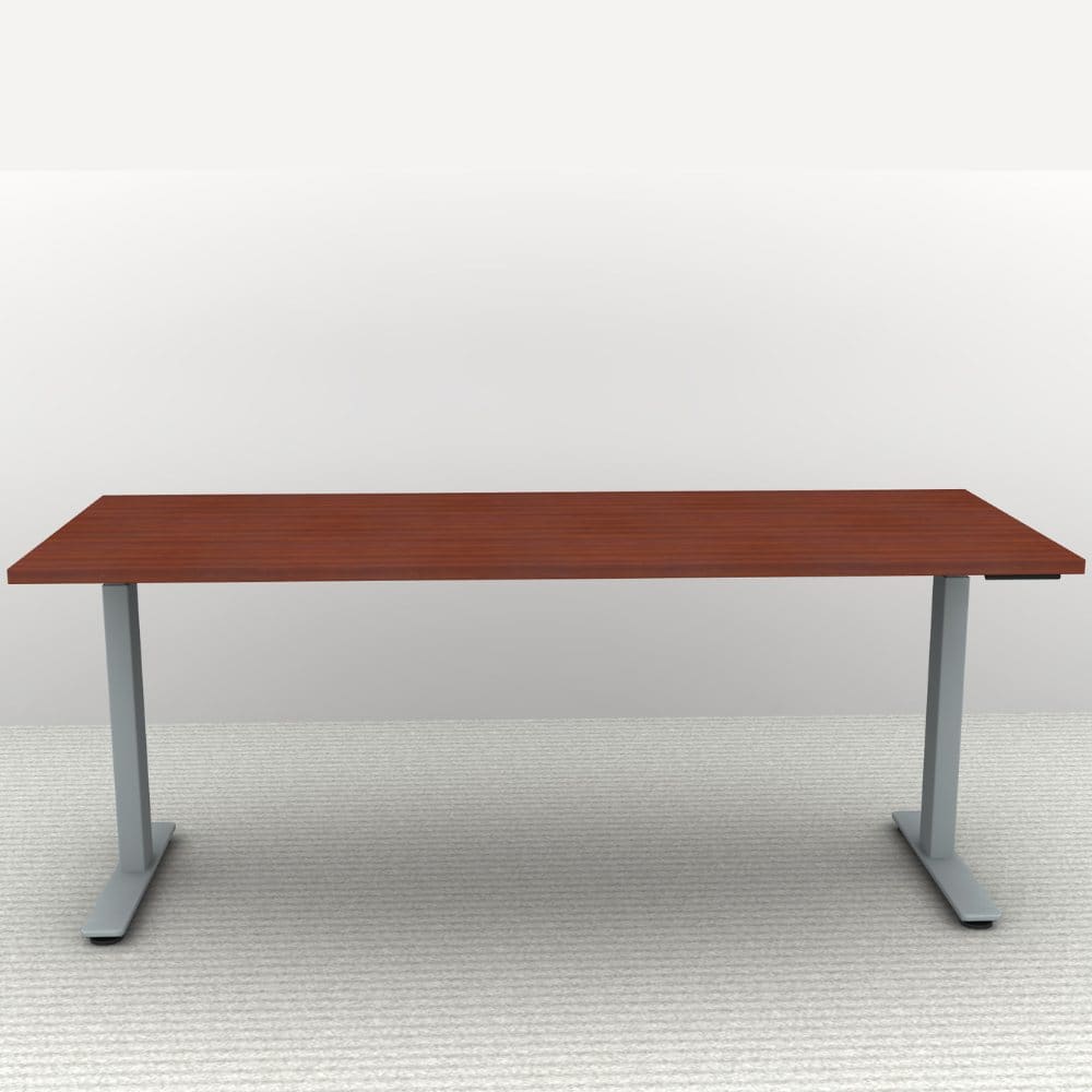 71" x 30" Height Adjustable Desk - Silver Base - Image 5