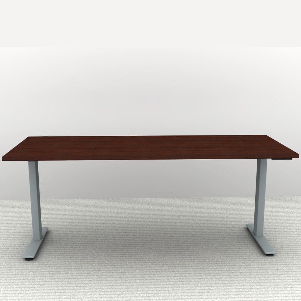 71" x 30" Height Adjustable Desk - Silver Base - Image 6