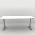 71" x 30" Height Adjustable Desk - Silver Base - Thumbnail Image 3
