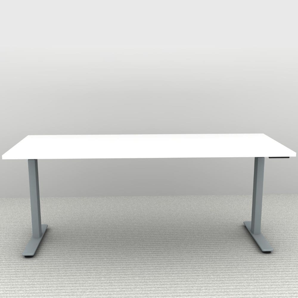 71" x 30" Height Adjustable Desk - Silver Base - Image 3