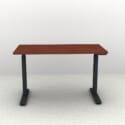 48" x 24" Height Adjustable Desk - Black Base - Thumbnail Image 4