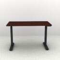 48" x 24" Height Adjustable Desk - Black Base - Thumbnail Image 2