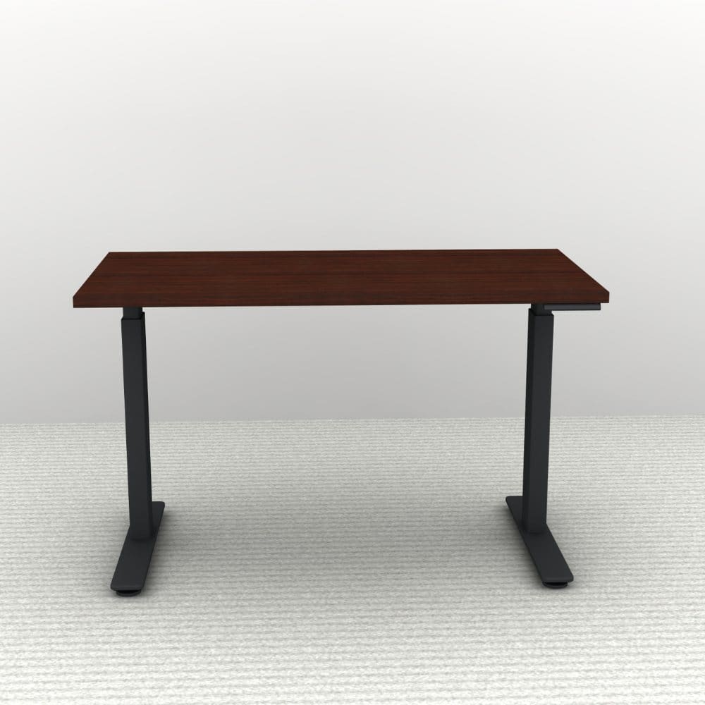 48" x 24" Height Adjustable Desk - Black Base - Image 2