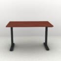 48" x 30" Height Adjustable Desk - Black Base - Thumbnail Image 4