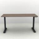 60" x 24" Height Adjustable Desk - Black Base - Thumbnail Image 5