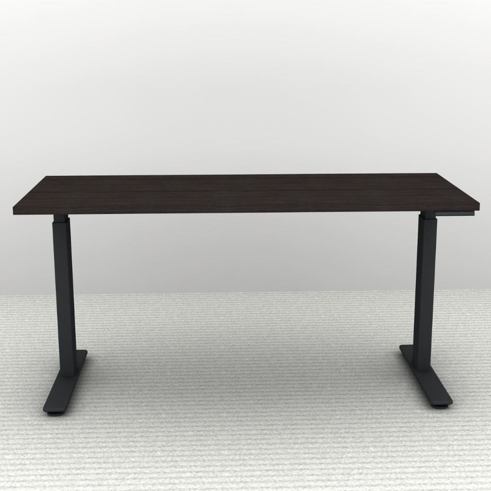 60" x 24" Height Adjustable Desk - Black Base - Image 3