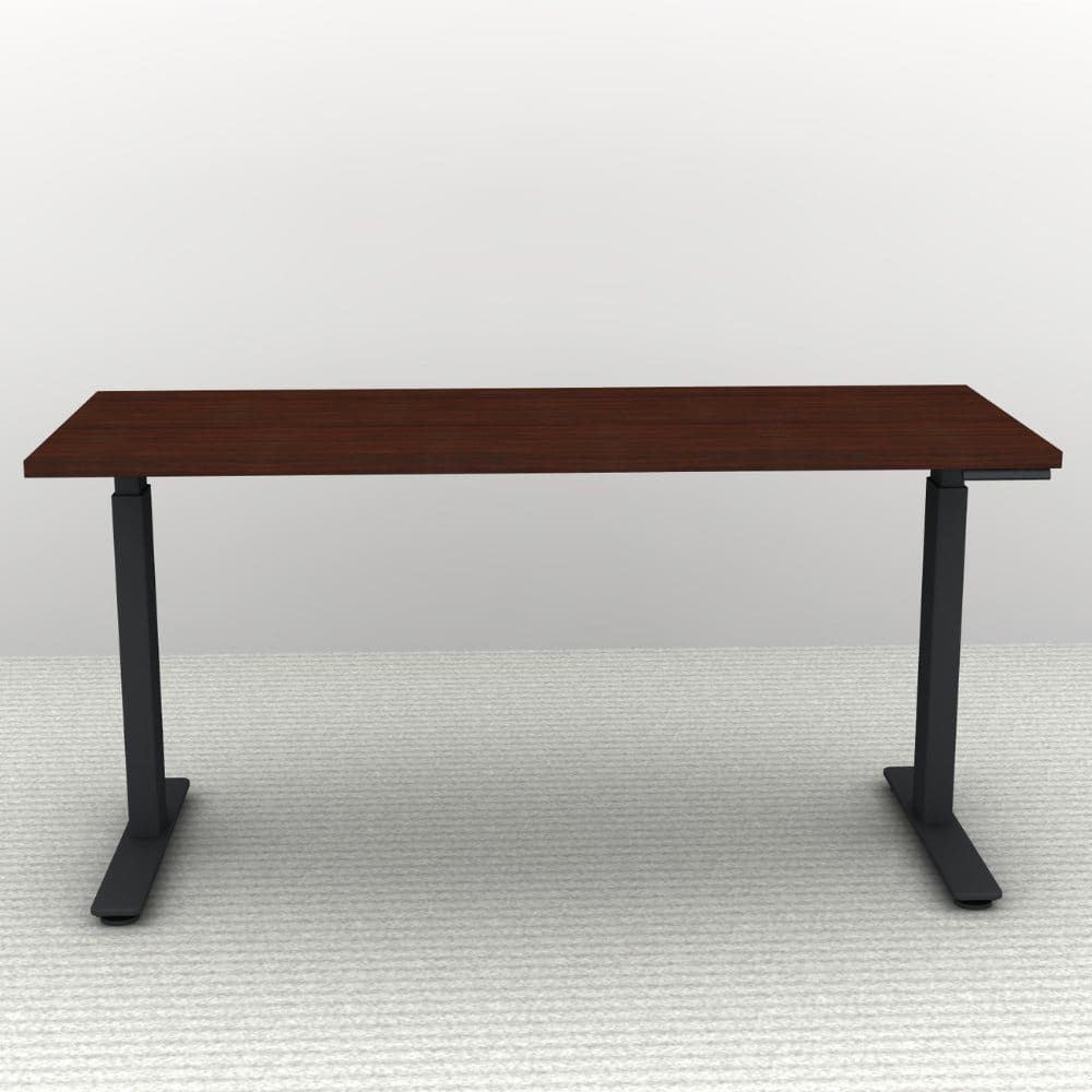 60" x 24" Height Adjustable Desk - Black Base - Image 2
