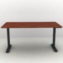 60" x 30" Height Adjustable Desk - Black Base - Thumbnail Image 3