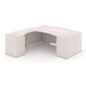 72" L-Shaped Bow Front Desk with Curved Laminated Modesty Panel - Thumbnail Image 10