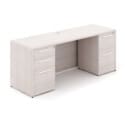 72″ x 24″ Rectangular Desk with Modesty and Double Full Pedestals - Thumbnail Image 5