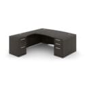 72" L-Shaped Bow Front Desk with Curved Laminated Modesty Panel - Thumbnail Image 9