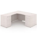 66" L-Shaped Rectangular Desk with Laminated Modesty Panel - Thumbnail Image 6