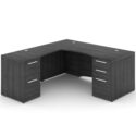 66" L-Shaped Rectangular Desk with Laminated Modesty Panel - Thumbnail Image 8