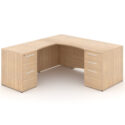 66" L-Shaped Rectangular Desk with Laminated Modesty Panel - Thumbnail Image 9