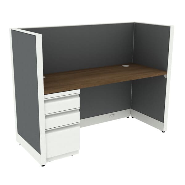 60" x 24" Cubicle Workstation 50"H Panel