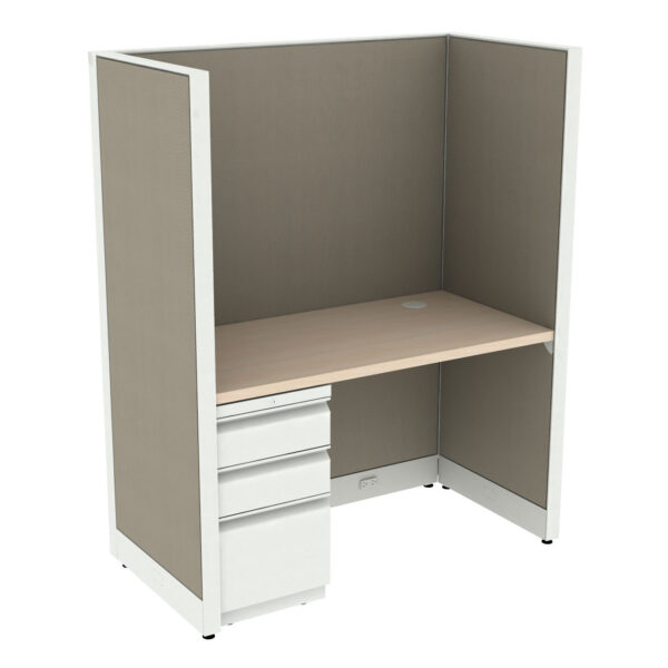 48" x 24" Cubicle Workstation 65"H Panel