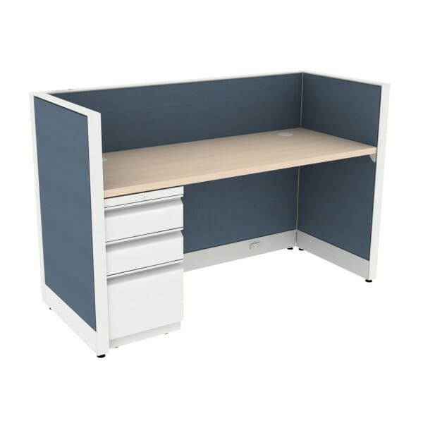 60" x 24" Cubicle Workstation 42"H Panel
