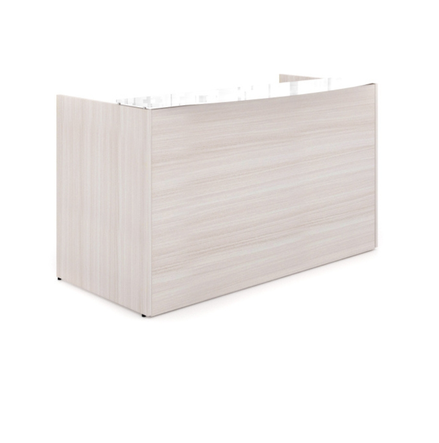 72" x 30" Reception Desk with Glass Transaction Top - Image 5