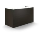 72" x 30" Reception Desk with Glass Transaction Top - Thumbnail Image 1