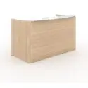 72" x 30" Reception Desk with Glass Transaction Top - Thumbnail Image 4