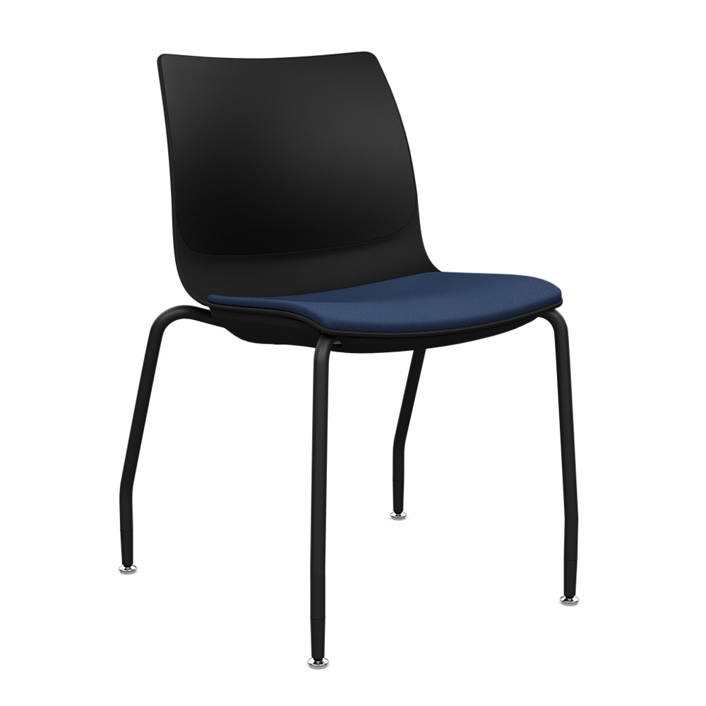 Baja - Upholstered Seat Black Frame - Image 1