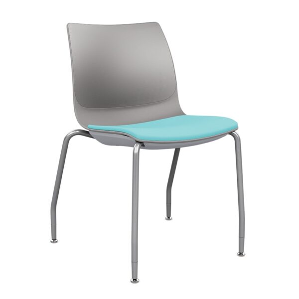 Baja - Upholstered Seat Gray Frame
