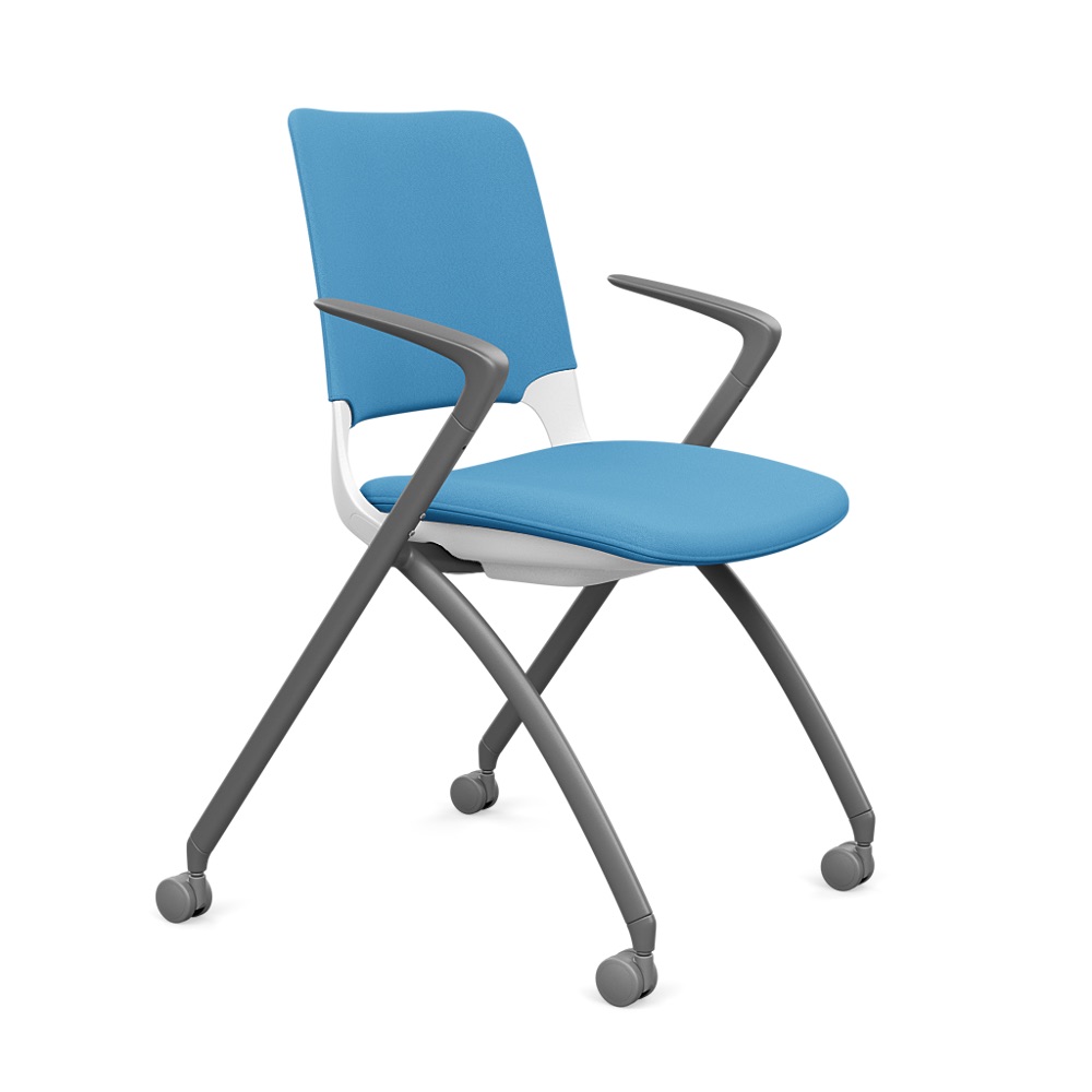 Flytech - Upholstered Stacking Nester with Fixed Arms - Image 1