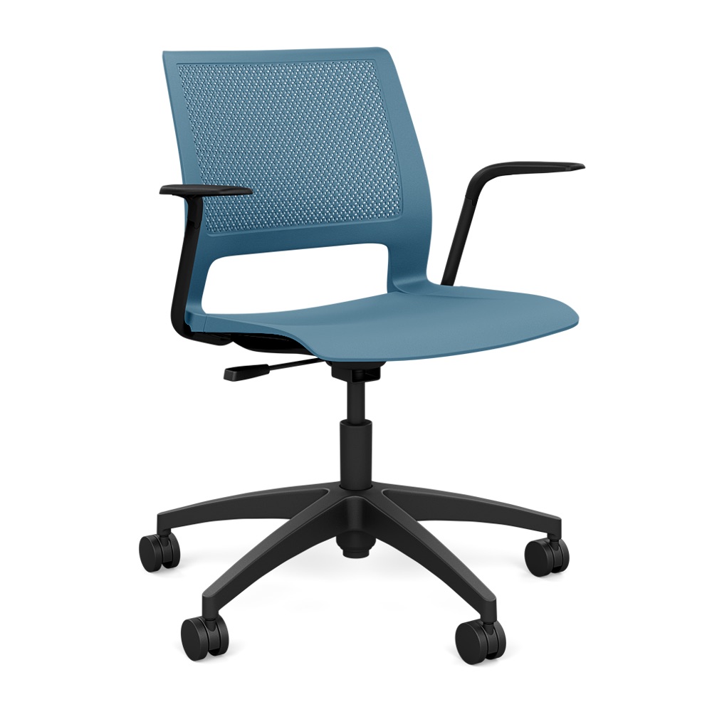 Lumin Light Task - Plastic Seat Black Frame - Image 1