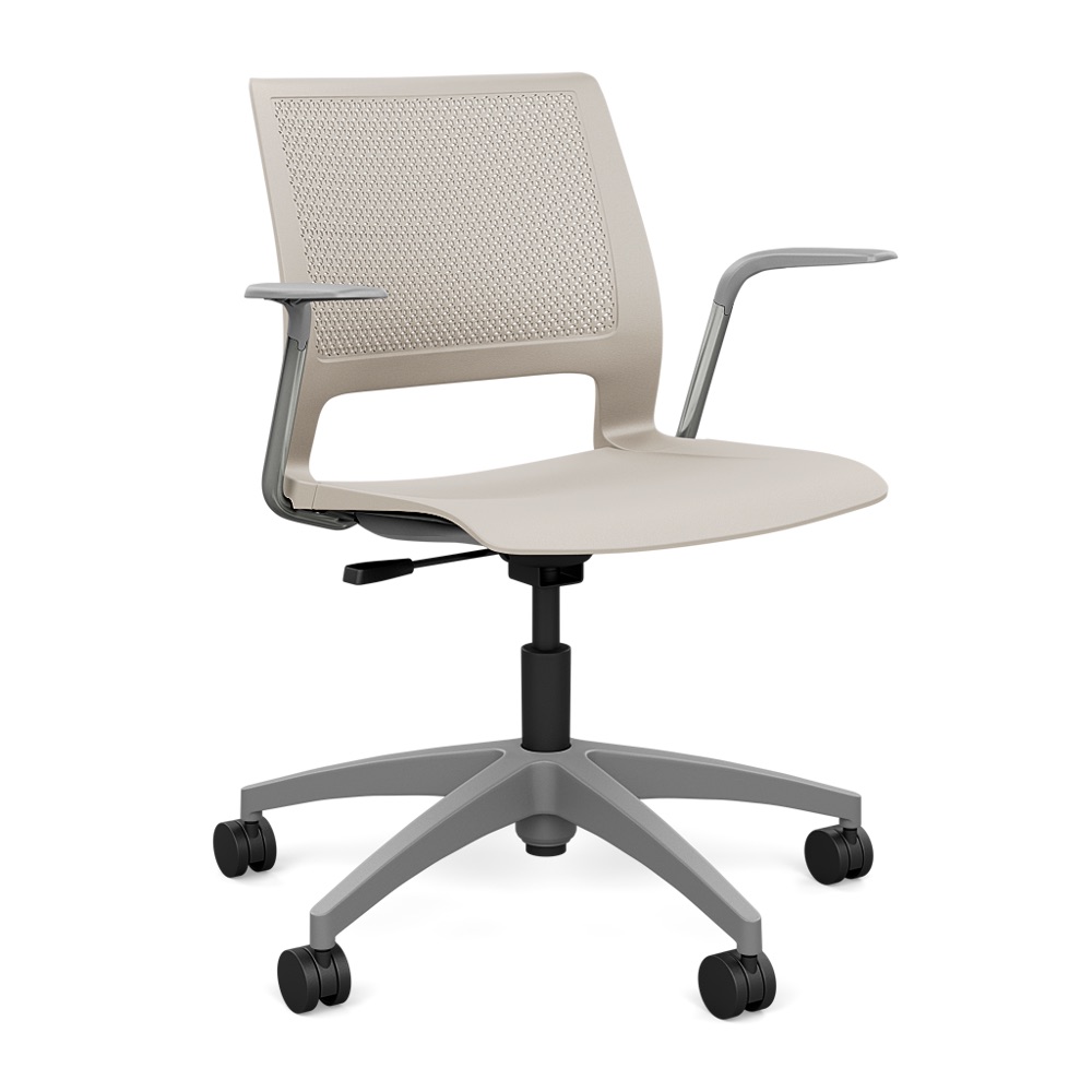 Lumin Light Task - Plastic Seat Gray Frame - Image 1