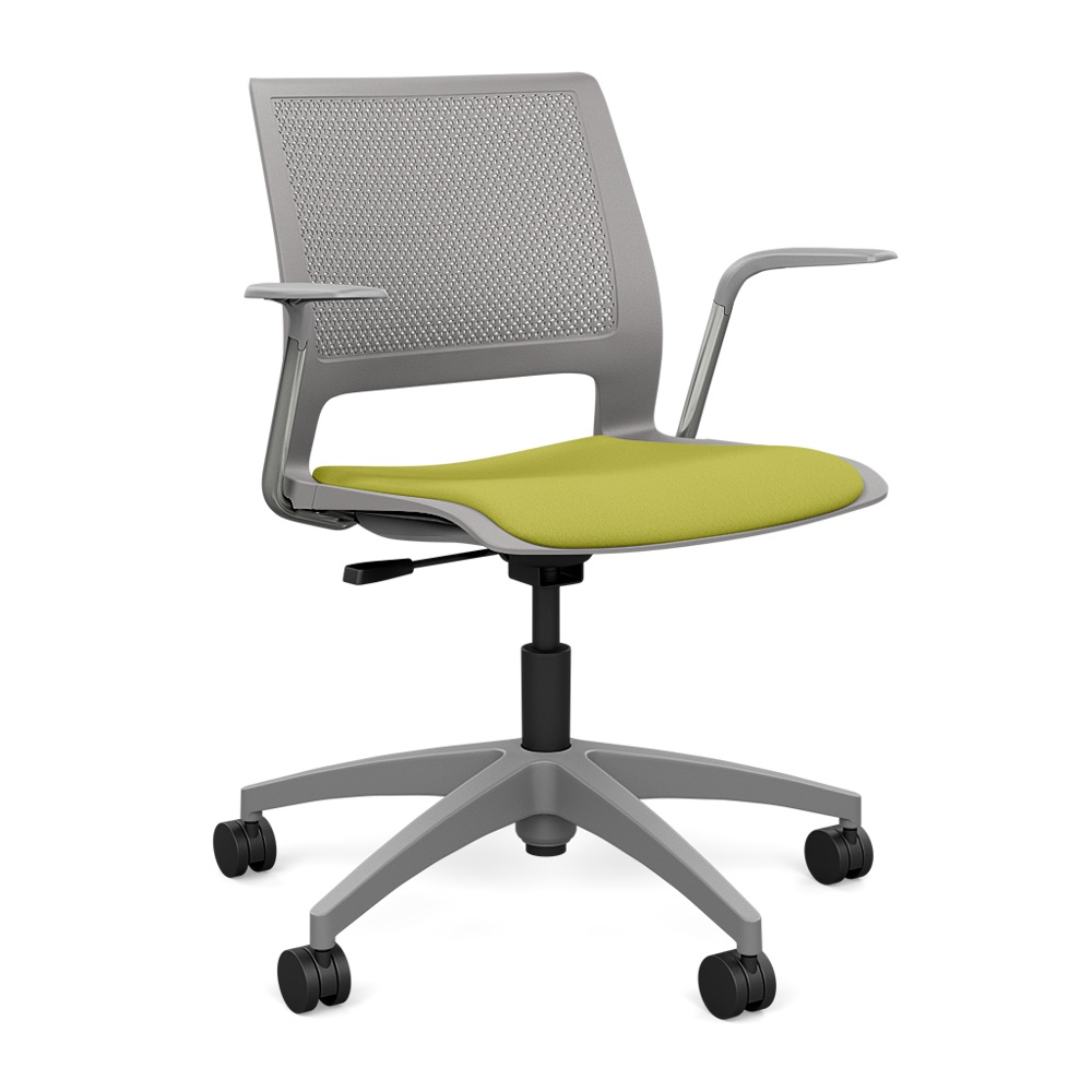 Lumin Light Task - Fabric Seat Gray Frame - Image 1