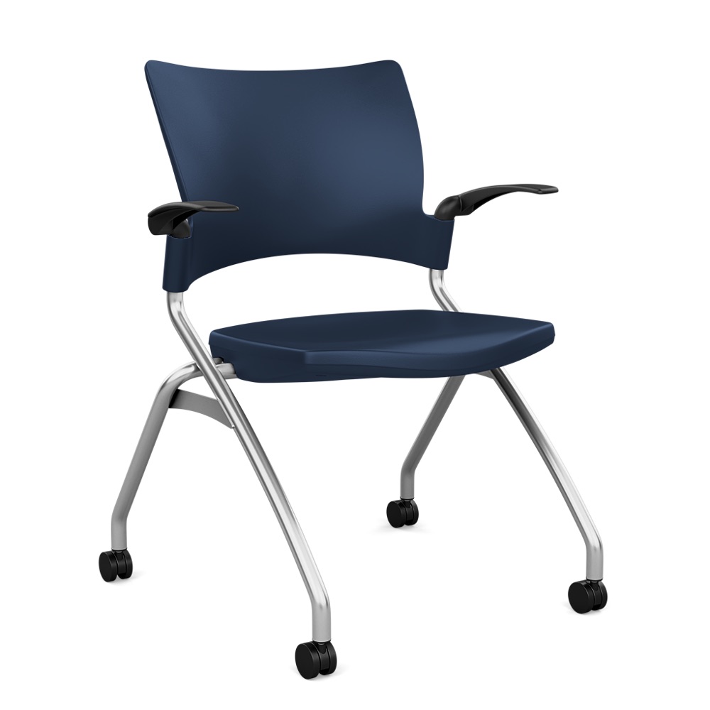 Relay Nester - Fixed Arms Plastic Seat and Back - Image 1
