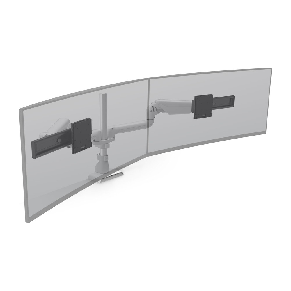 E5 Dual Dynamic Pole Wide Monitor Arm - Image 1