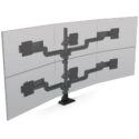 E5 Three Over Three Static Pole Monitor Arm - Thumbnail Image 1