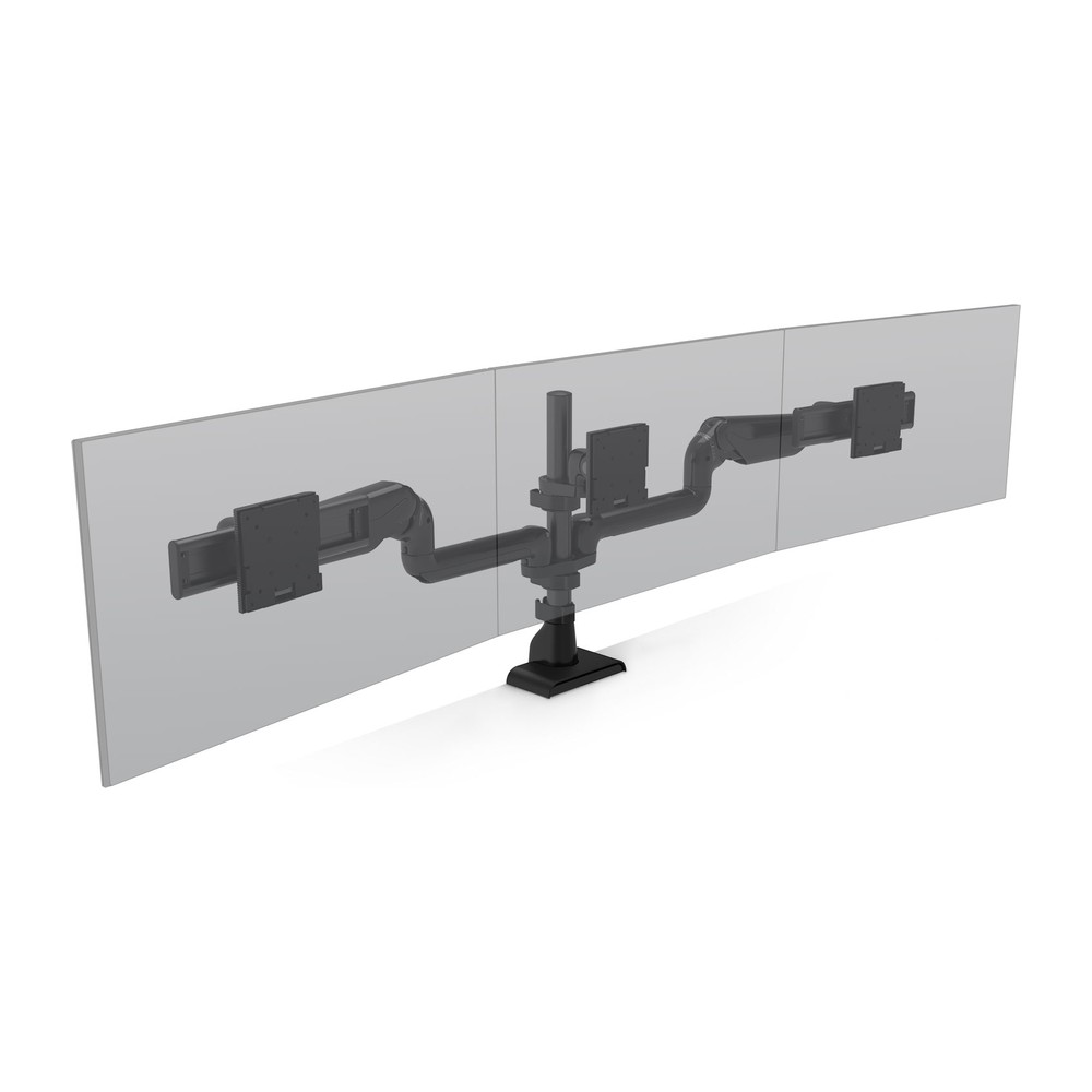 E5 Triple Dynamic Pole Monitor Arm - Image 1